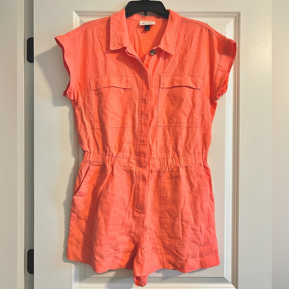 Universal Thread Bright Coral Romper
